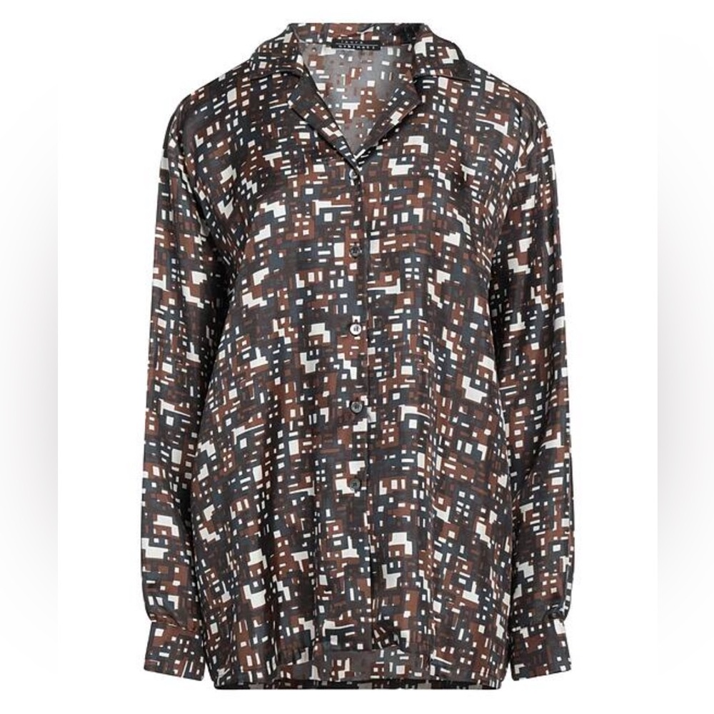 Laura Urbinatti Italian Silk Twill Blouse